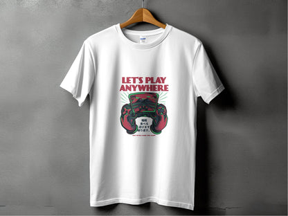 Let's Play Anywhere Retro Gamer Will Know It T-Shirt - Design & Vybe