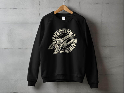 Space Shuttle Mission Failed Graphic Print Sweater - Design & Vybe