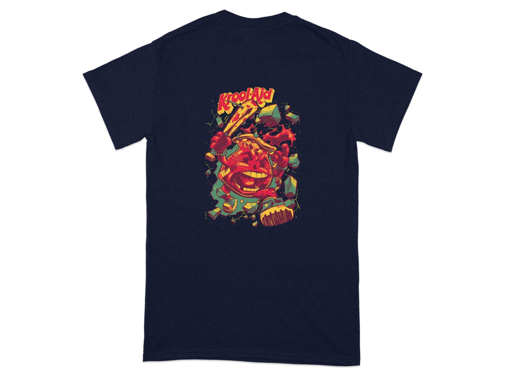 Kool-Aid Man Smashing Through Wall Graphic Design T-Shirt - Design & Vybe