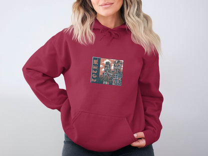 Totem Poles with Quote Be Yourself Oscar Wilde Hoodie - Design & Vybe