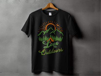 Love The Outdoors Graphic Adventure T-Shirt - Design & Vybe