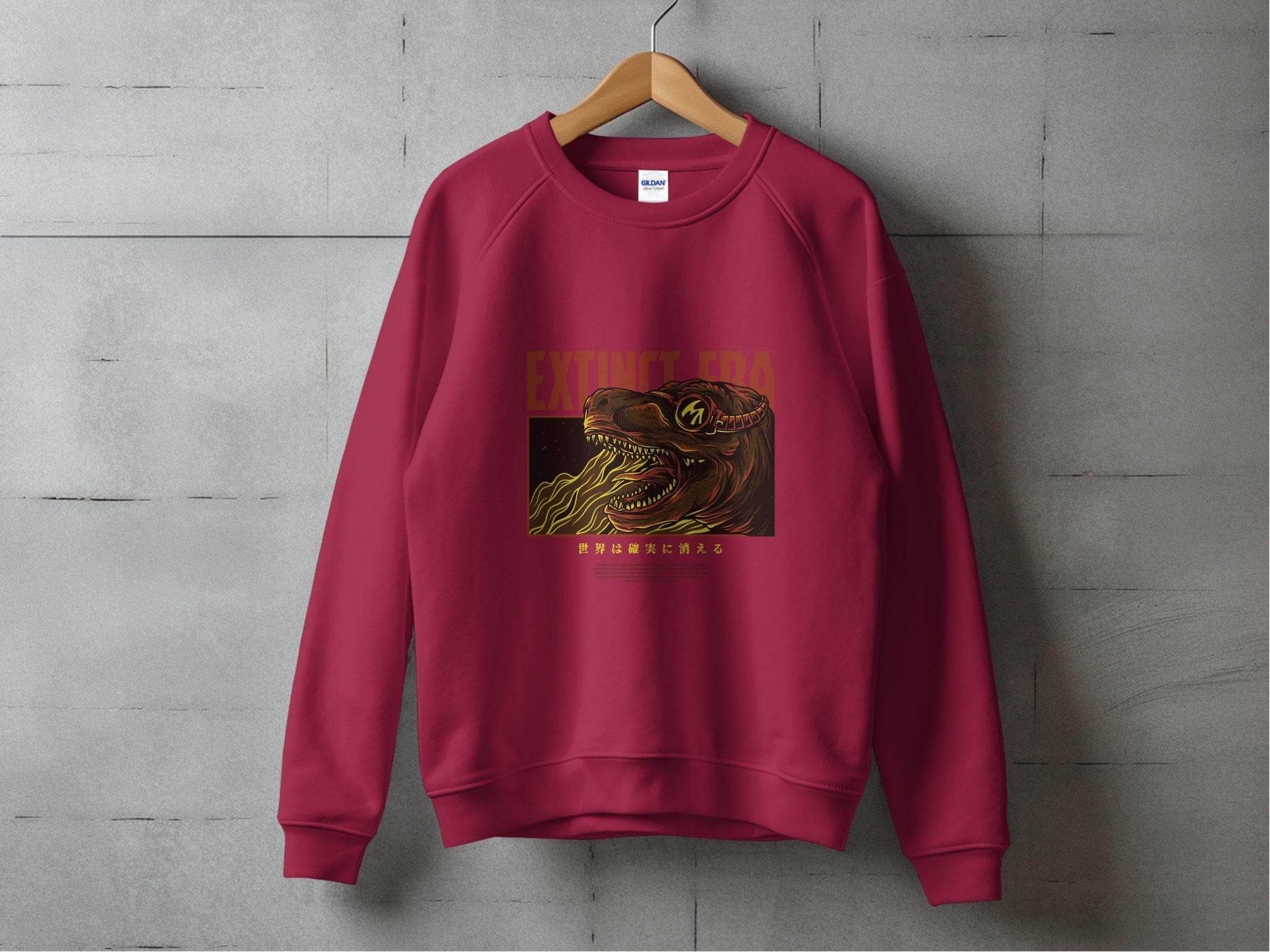 Extinct Era Tyrannosaurus Digital Artwork Design Sweater - Design & Vybe
