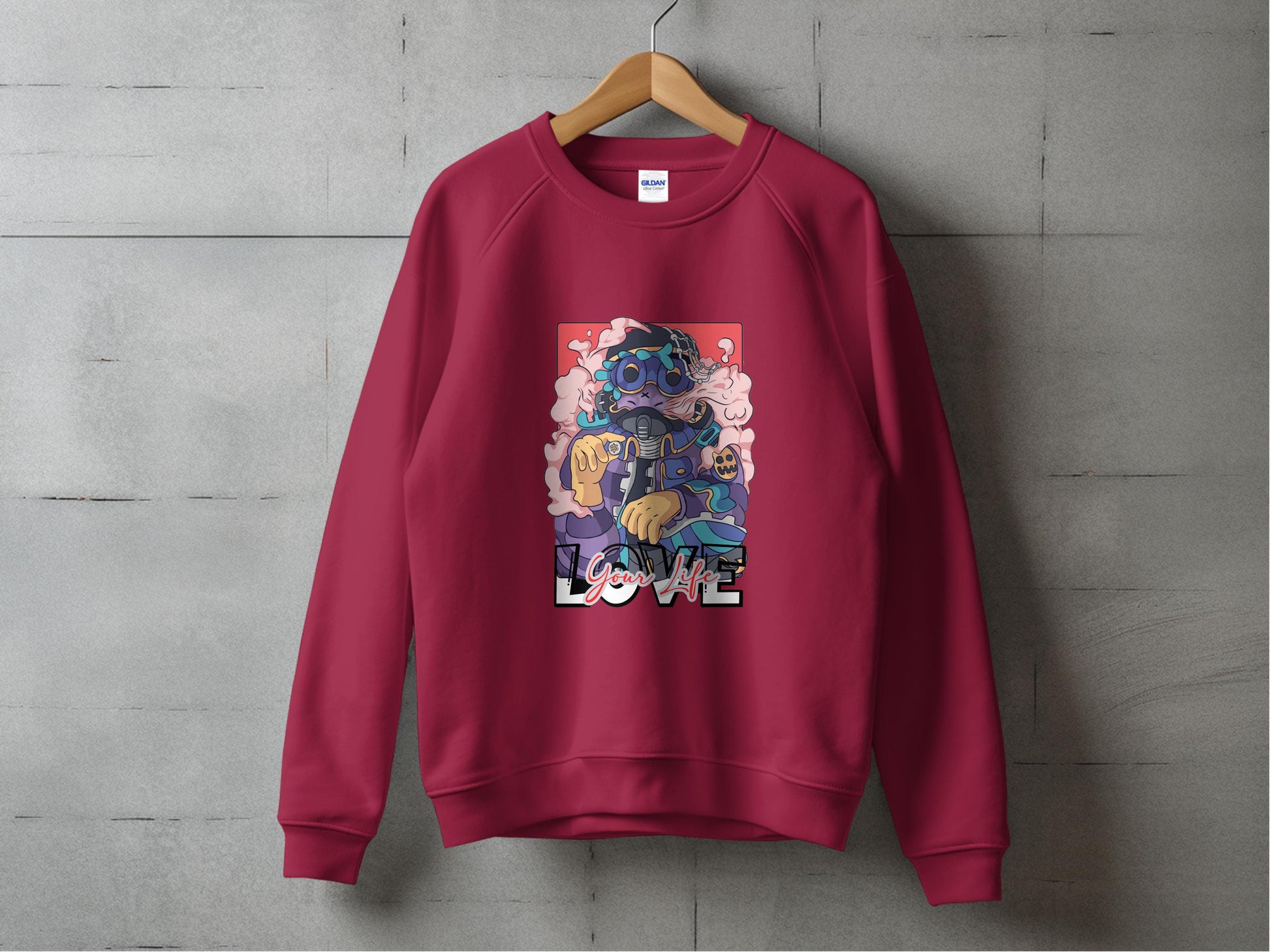Retro Style Gaming Robot Graphic Sweatshirt product