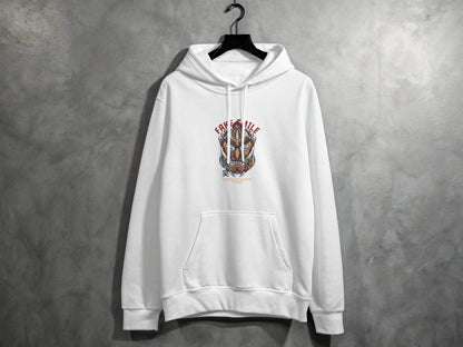 Fake Smile Graphic Illustration Design for Unisex Hoodie - Design & Vybe