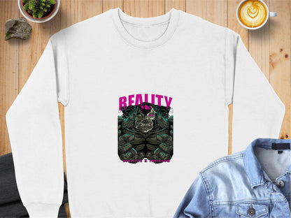 Reality Indiecow Realitee Monster Graphic Sweater - Design & Vybe