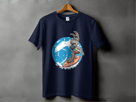 Surfing Bunny Graphic Design T-Shirt product