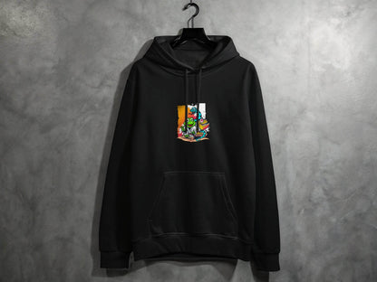 Animals in a Dojo Fighting Styles Illustration Hoodie - Design & Vybe