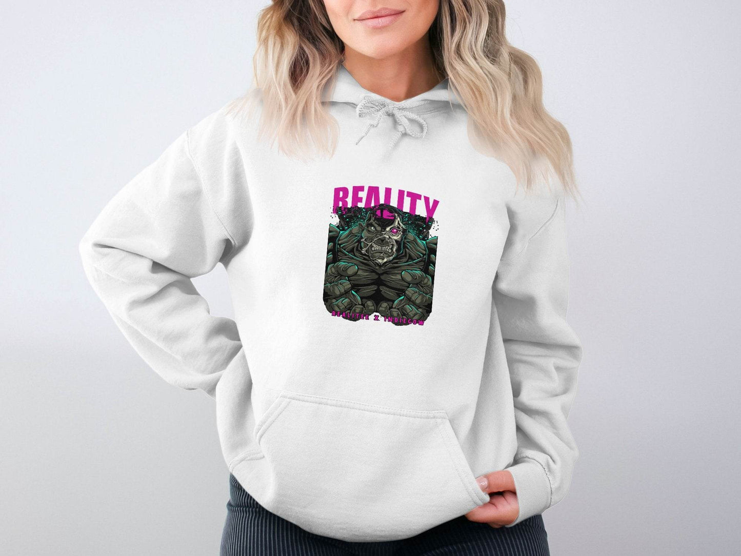 Reality Indiecow Realitee Monster Graphic Hoodie - Design & Vybe