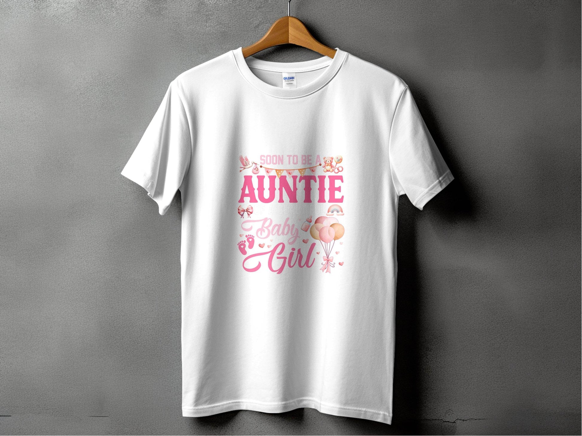 Soon To Be Auntie of a Beautiful Baby Girl T-Shirt - Design & Vybe