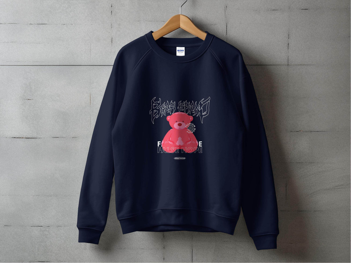 False Hope Teddy Premium Quality Graphic Design Sweater - Design & Vybe