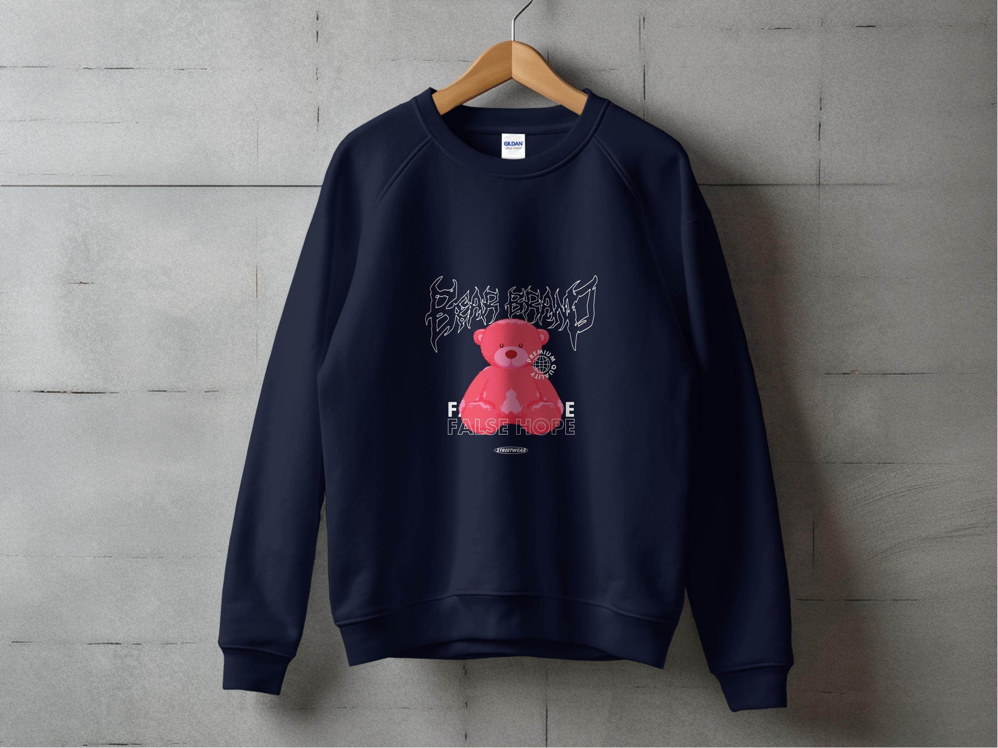 False Hope Teddy Premium Quality Graphic Design Sweater - Design & Vybe