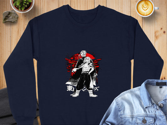 Anime Style Graphic Sweatshirt Unique Fashion product
