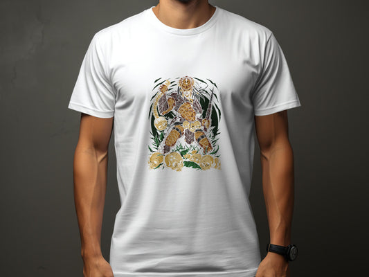 Dynamic Warrior Graphic White T-shirt product