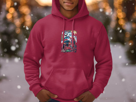 Monstrous Creatures Graphic Design Artwork Hoodie - Design & Vybe