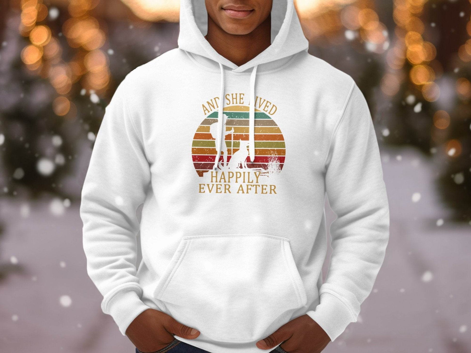 Hiking Dog And She Lived Happily Ever After Hoodie - Design & Vybe