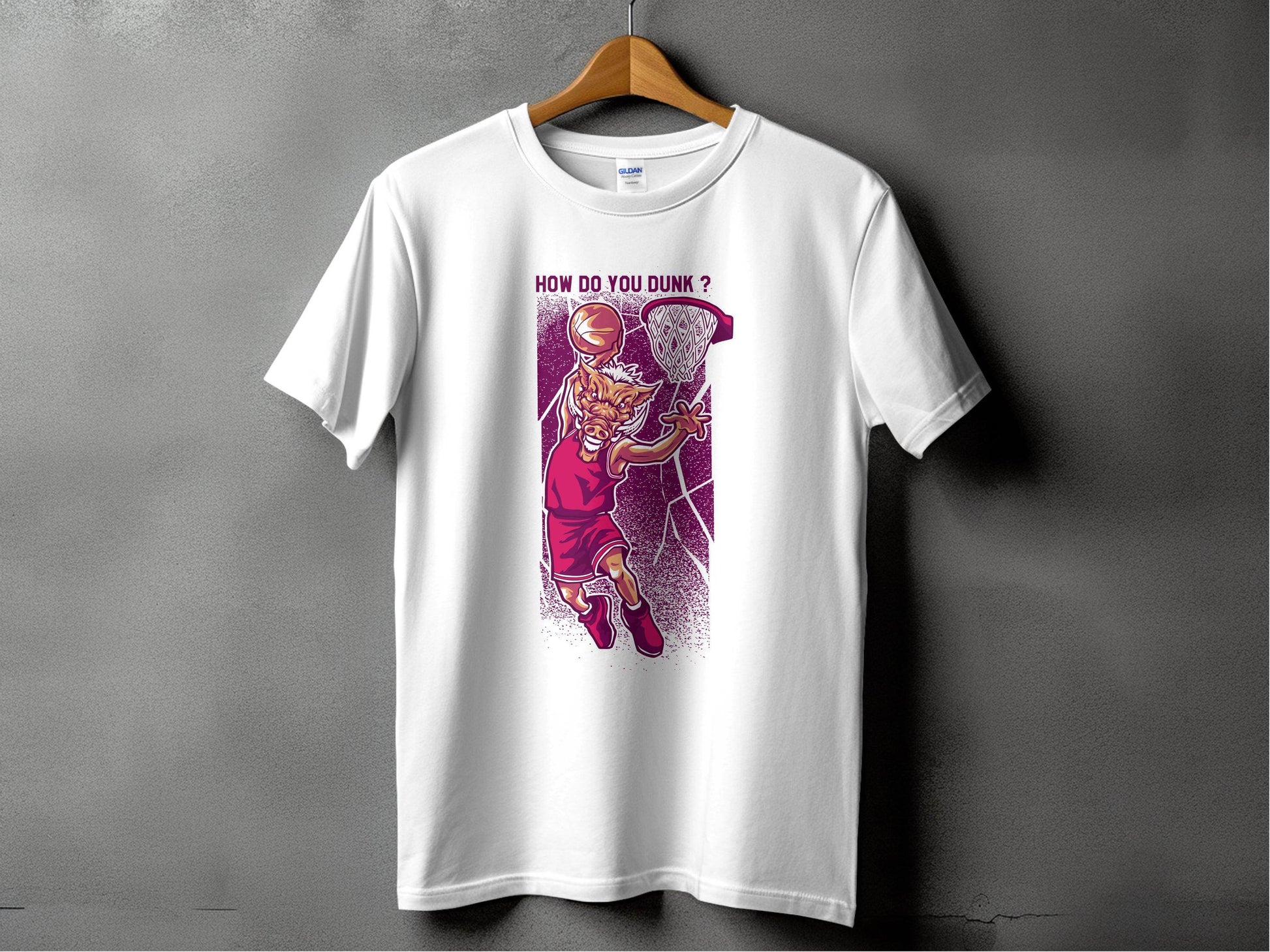 How Do You Dunk Basketball Graphic T-Shirt - Design & Vybe