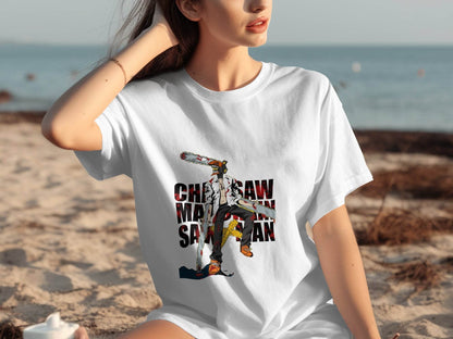 Chainsaw Man Anime Manga Comic Character Stylish T-Shirt - Design & Vybe