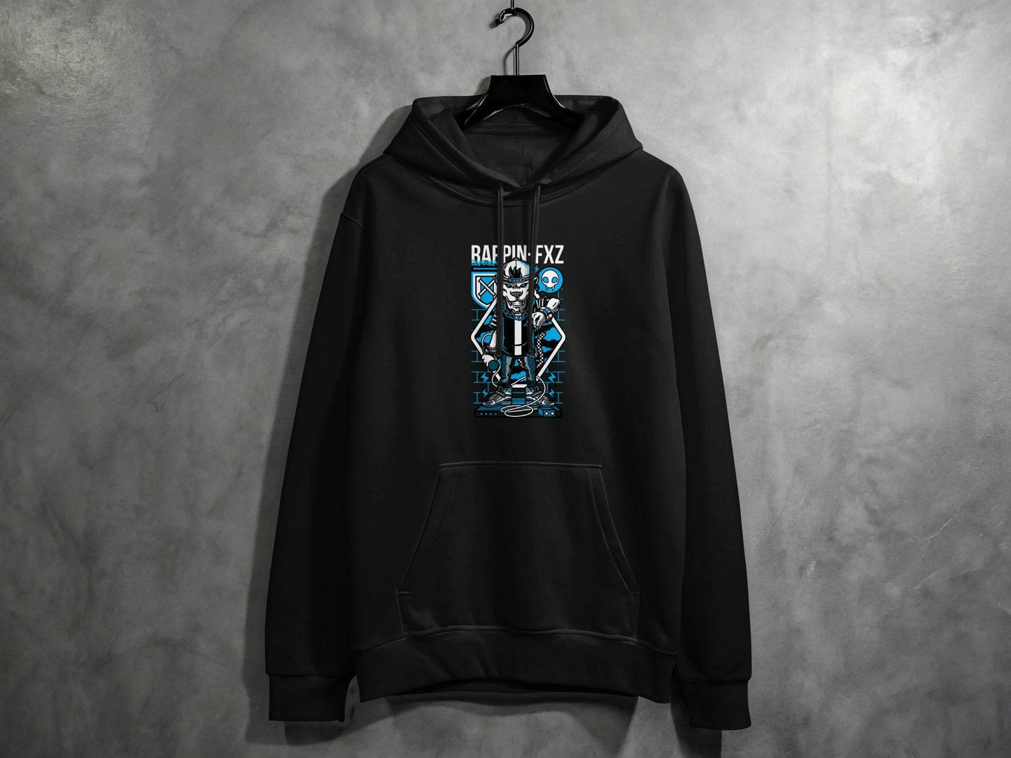 Street Art Urban Panther DJ Design Illustration Hoodie - Design & Vybe