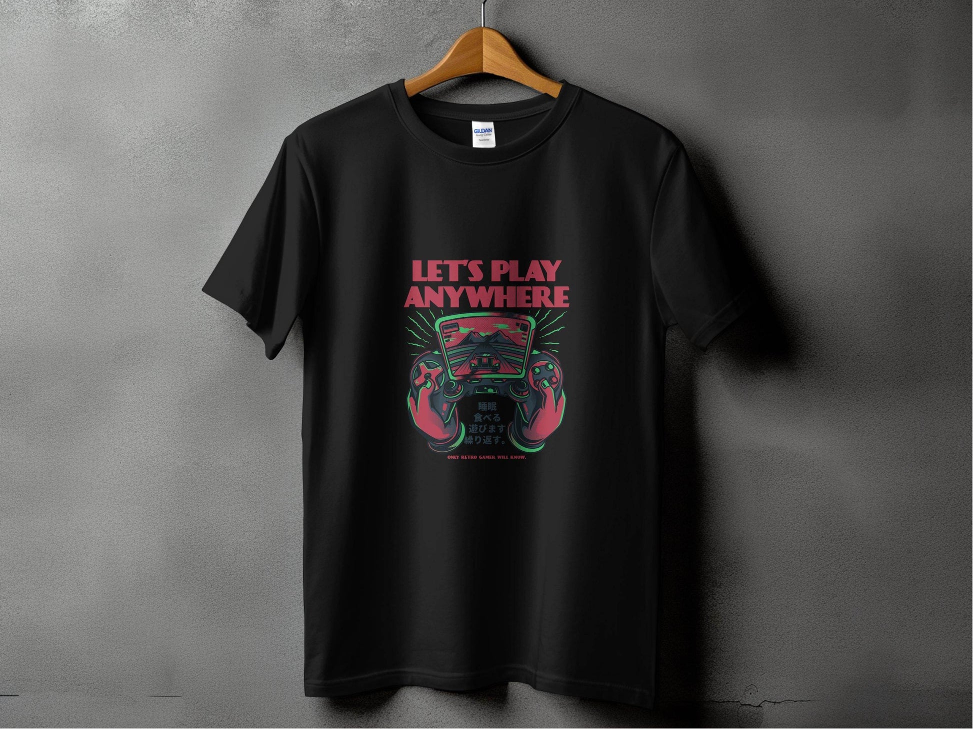 Let's Play Anywhere Retro Gamer Will Know It T-Shirt - Design & Vybe