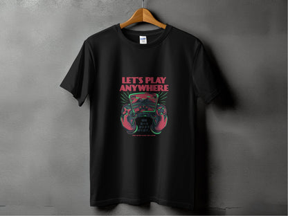 Let's Play Anywhere Retro Gamer Will Know It T-Shirt - Design & Vybe