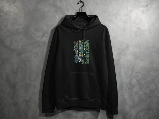 Warrior with Spear Graphic Urban Style Inspired Hoodie - Design & Vybe