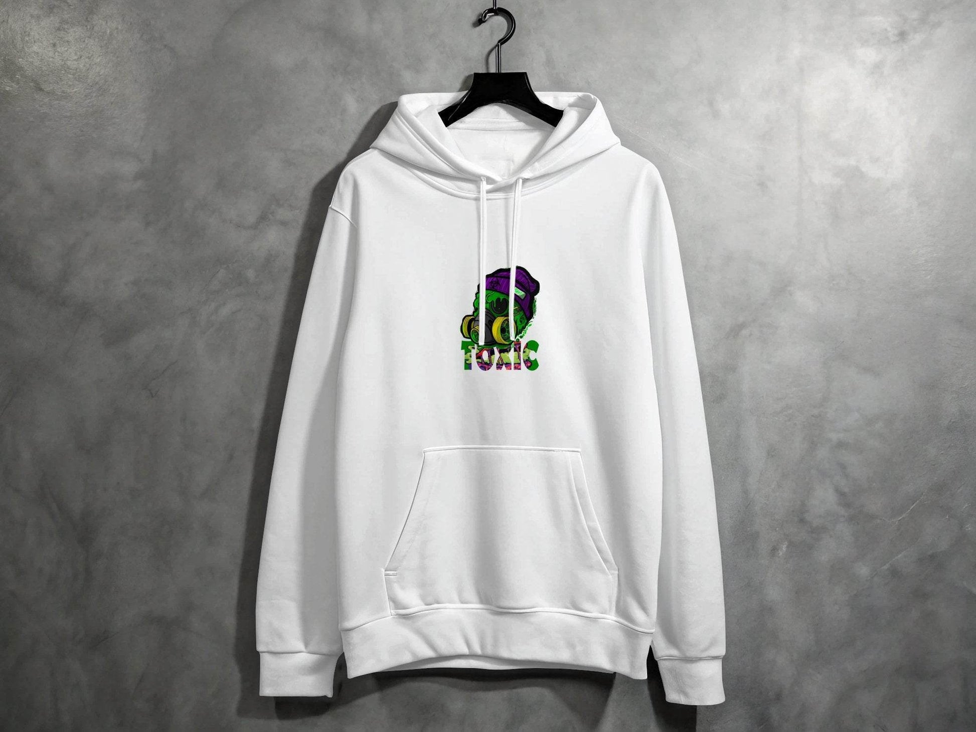 Toxic Waste Character Image Design Printed Graphic Hoodie - Design & Vybe