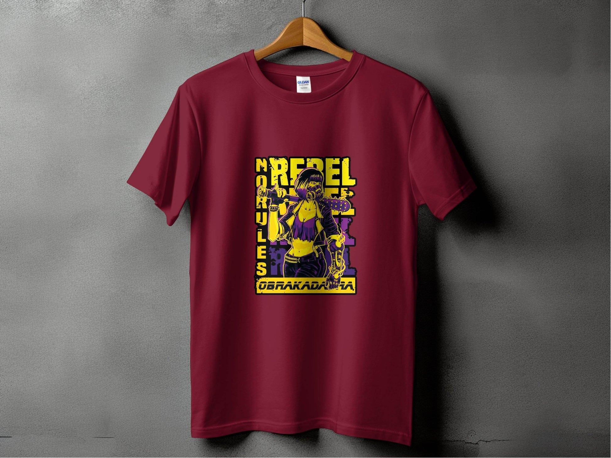 No Rules Rebel Image Graphic For Obrakada T-Shirt - Design & Vybe