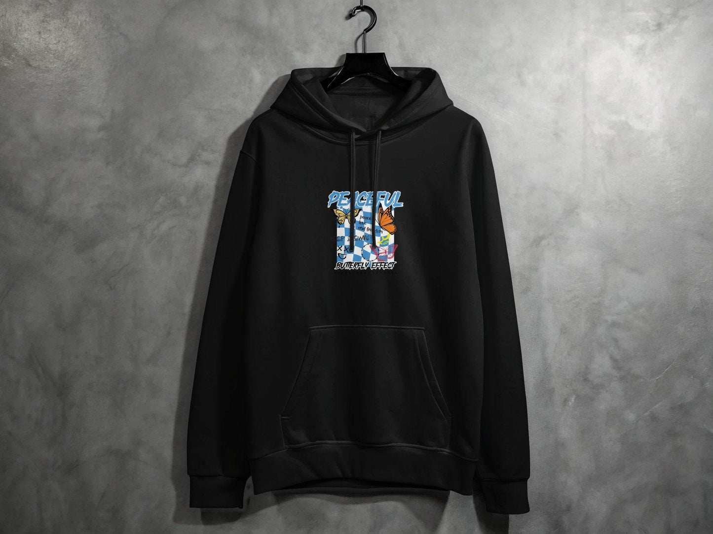 Peaceful Butterfly Effect Design Hoodie - Design & Vybe