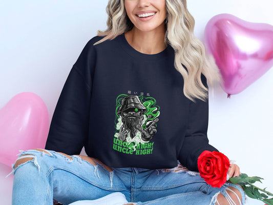 Uncle High Japanese Vector Art Sweater - Design & Vybe