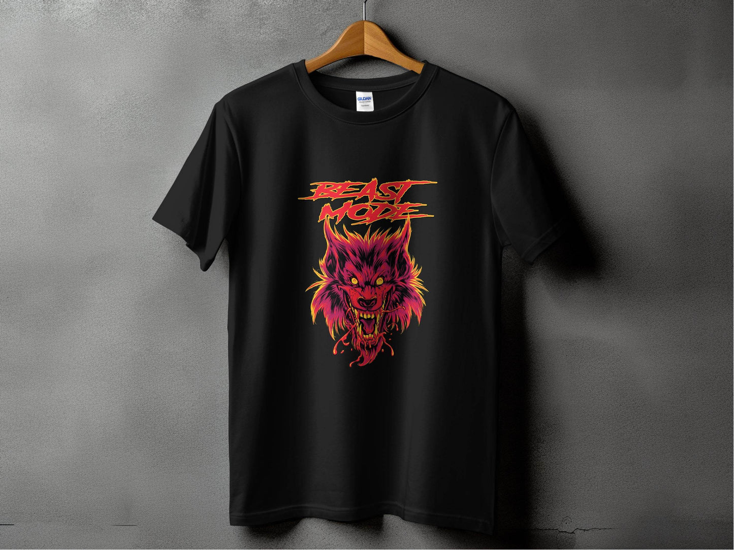 Beast Mode Graphic Print On Premium Quality Unisex T-Shirt - Design & Vybe