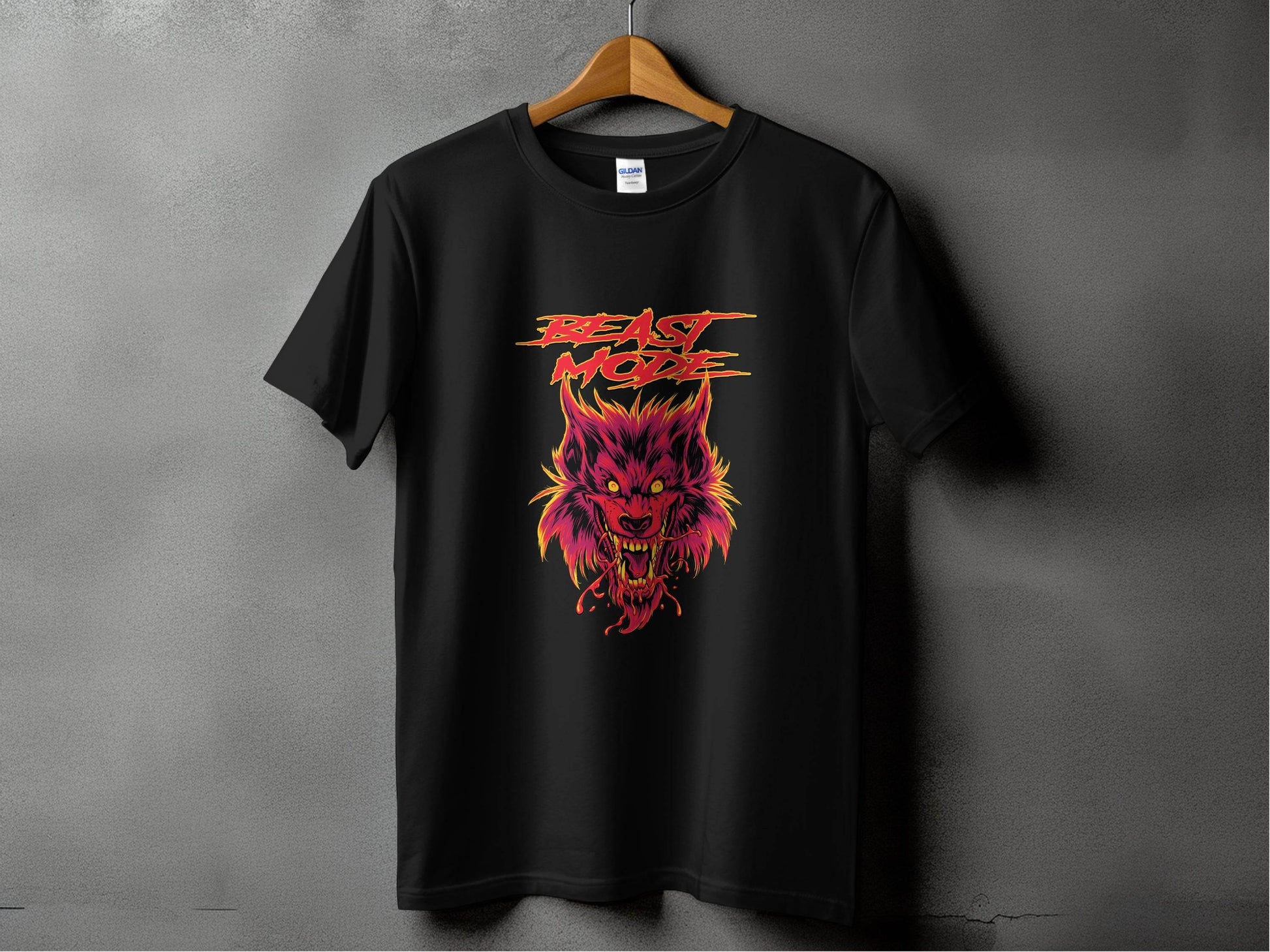 Beast Mode Graphic Print On Premium Quality Unisex T-Shirt - Design & Vybe