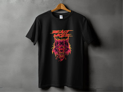 Beast Mode Graphic Print On Premium Quality Unisex T-Shirt - Design & Vybe