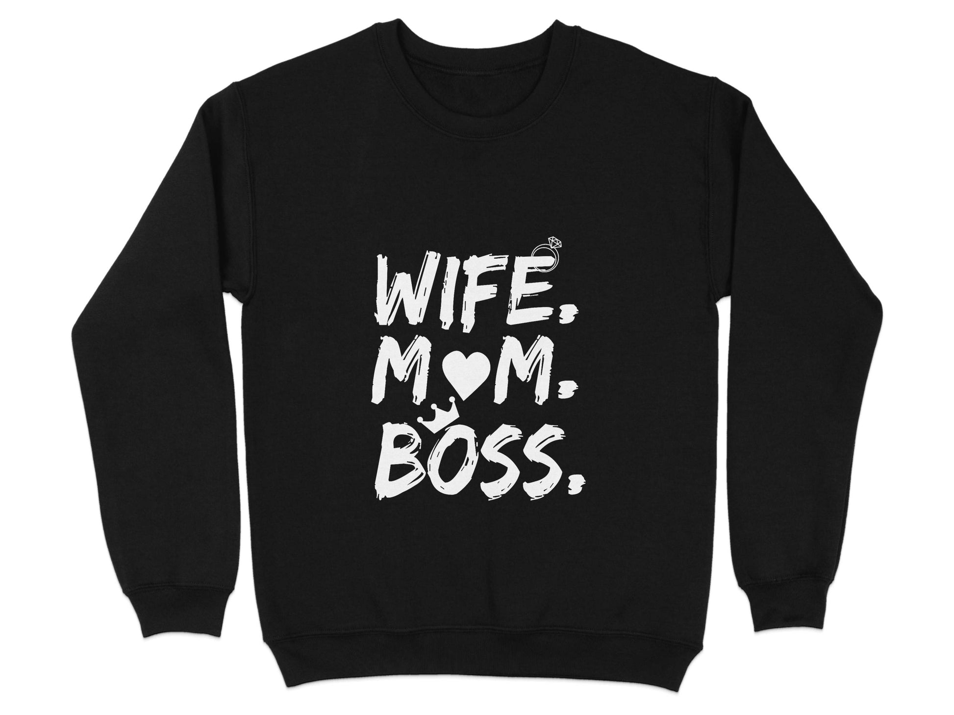 Wife Mom Boss Superwoman Design For Queens Sweater - Design & Vybe