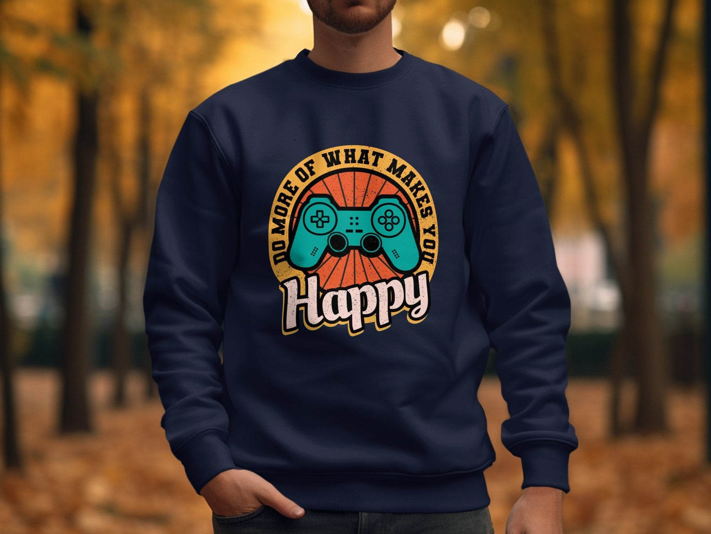 Do More Of What Makes You Happy Graphic Sweater - Design & Vybe