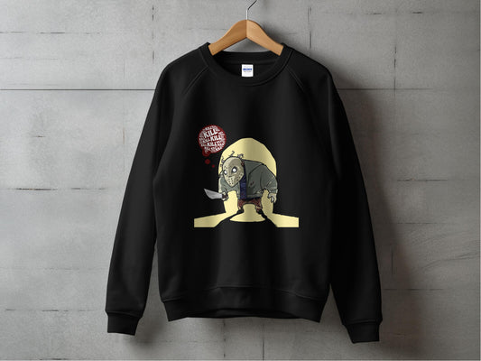 Horror Themed Graphic Design Sweatshirt Product