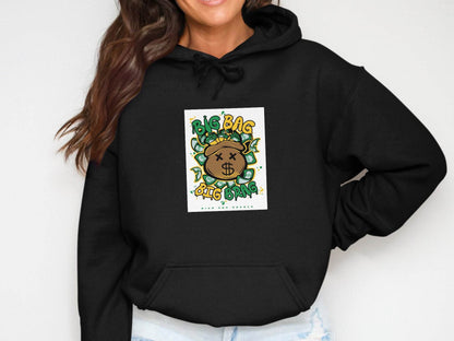 Big Bag and Big Brag Rich and Rugged Design Hoodie - Design & Vybe