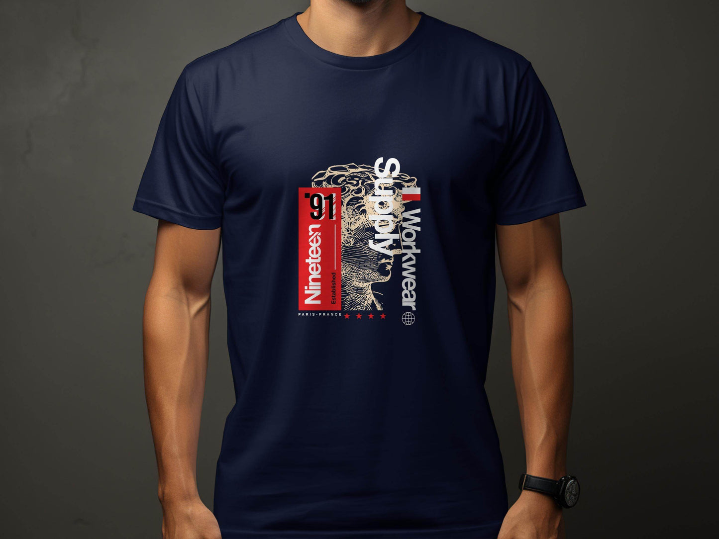 Nineteen Ninety One Paris Prance Worldly Solutions T-Shirt - Design & Vybe