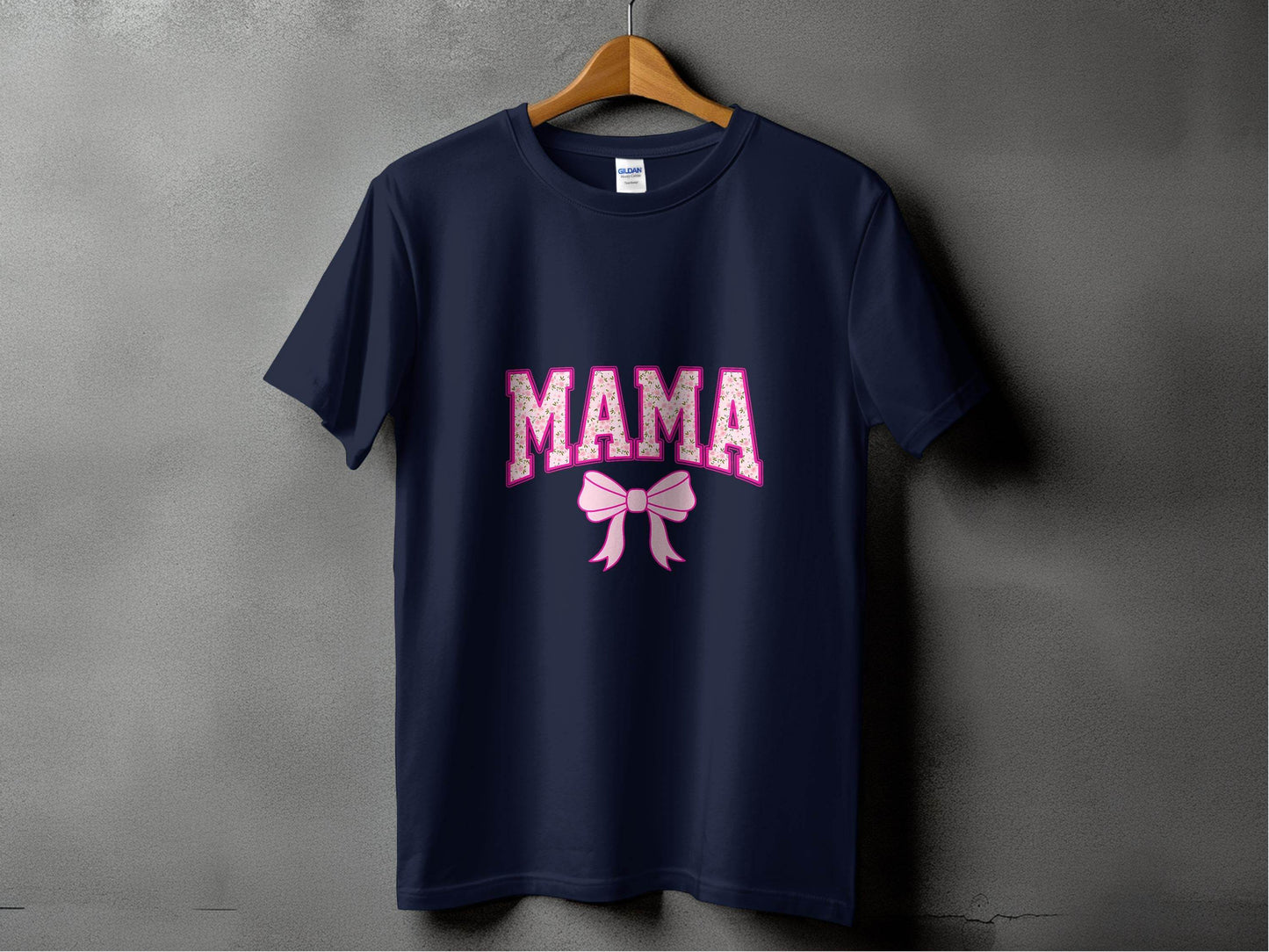 Floral Mama With Bow Graphic Design For Moms T-Shirt - Design & Vybe