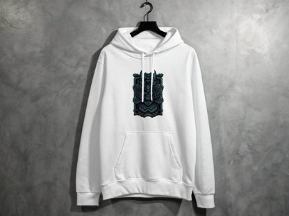 Menacing Samurai Skull Design Graphic Hoodie - Design & Vybe
