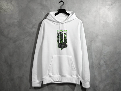 Warrior Lion Samurai Design Graphic Art Hoodie - Design & Vybe
