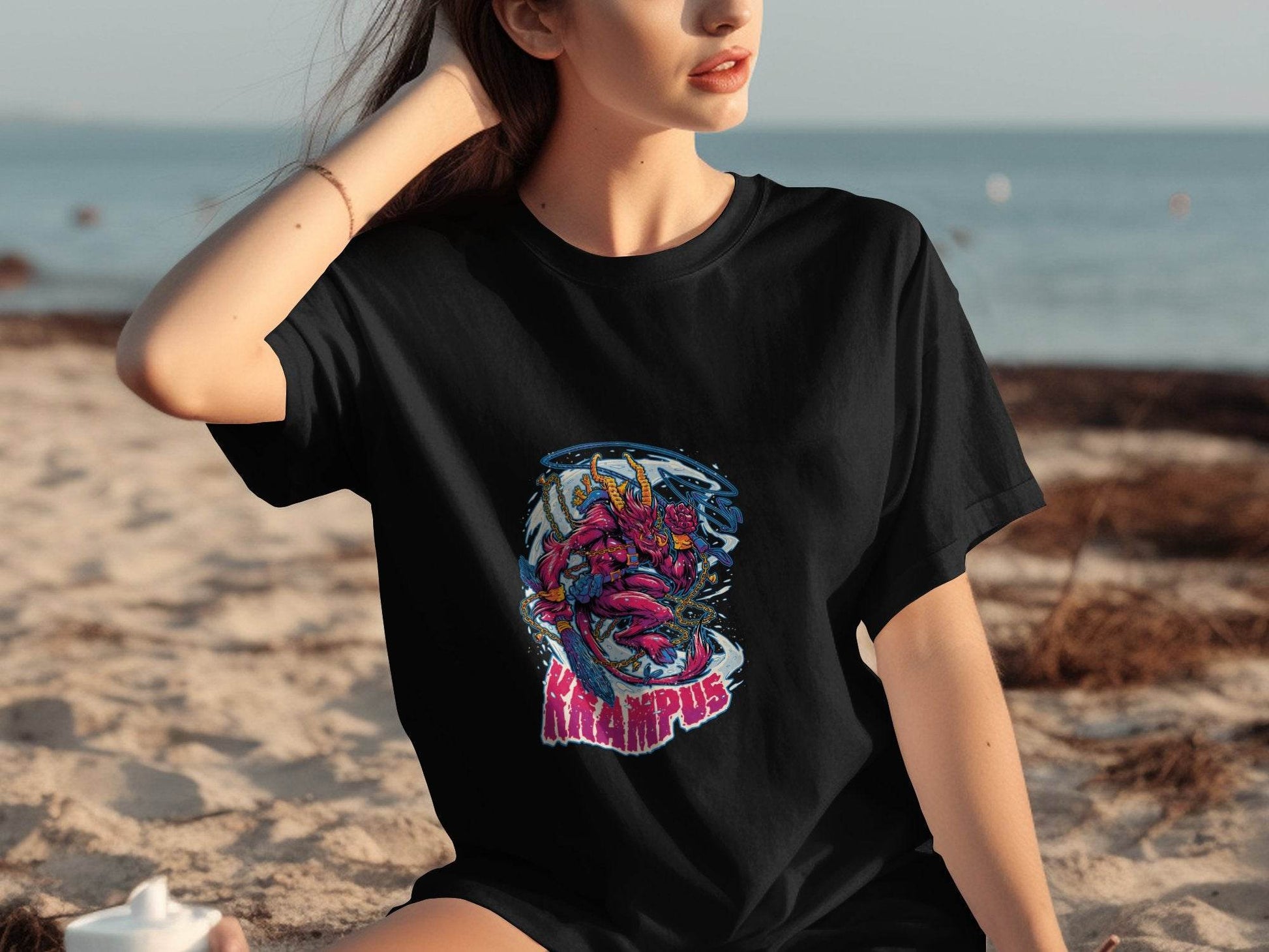 Krampus Devil Folklore Christmas Monster Themed T-Shirt - Design & Vybe