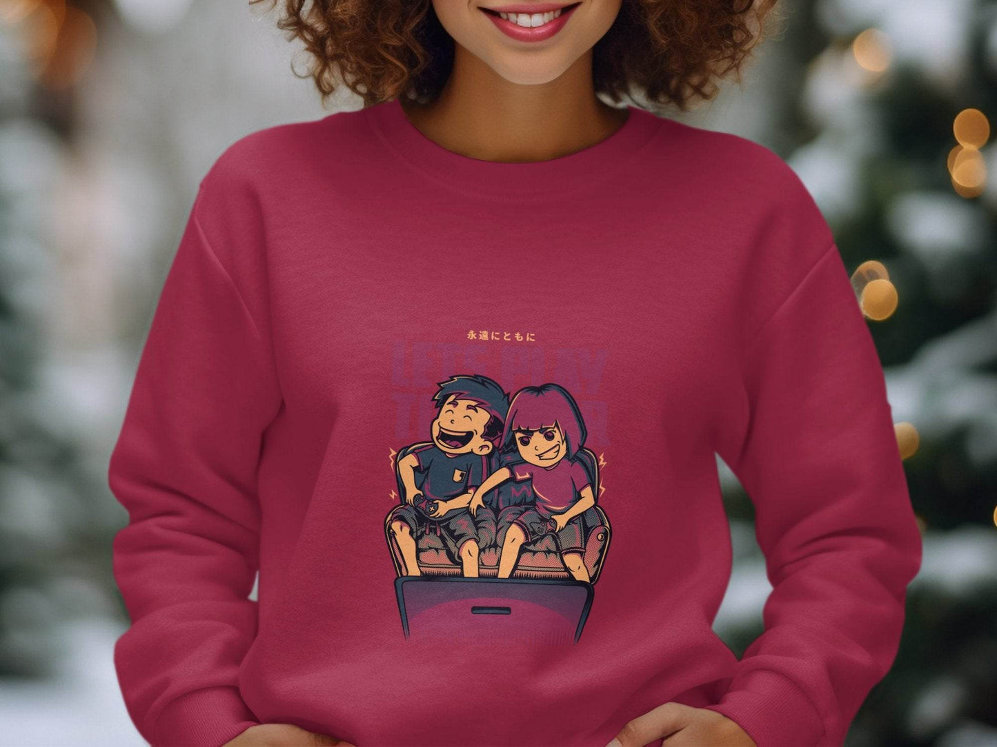Lets Play Together Gaming Console Video Games Hoodie - Design & Vybe
