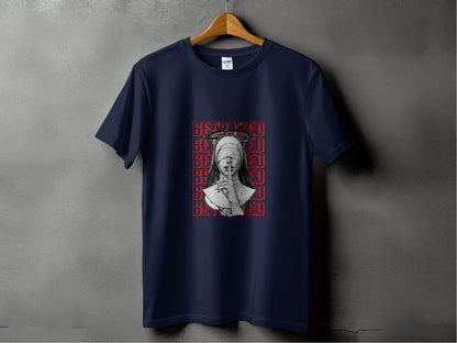 Blind Nun Betrayed Shhh Artistic Expression Design T-Shirt - Design & Vybe