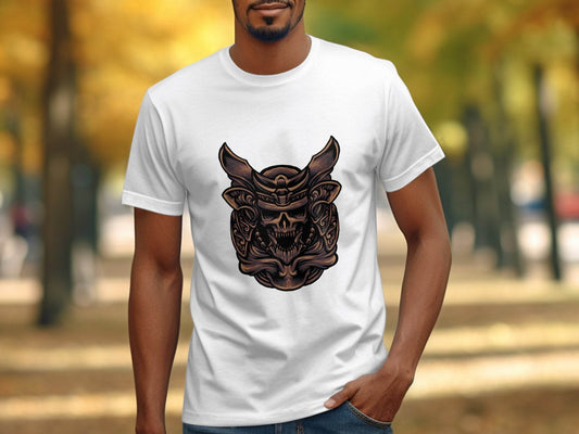 Samurai Warrior Helmet Design T-Shirt product