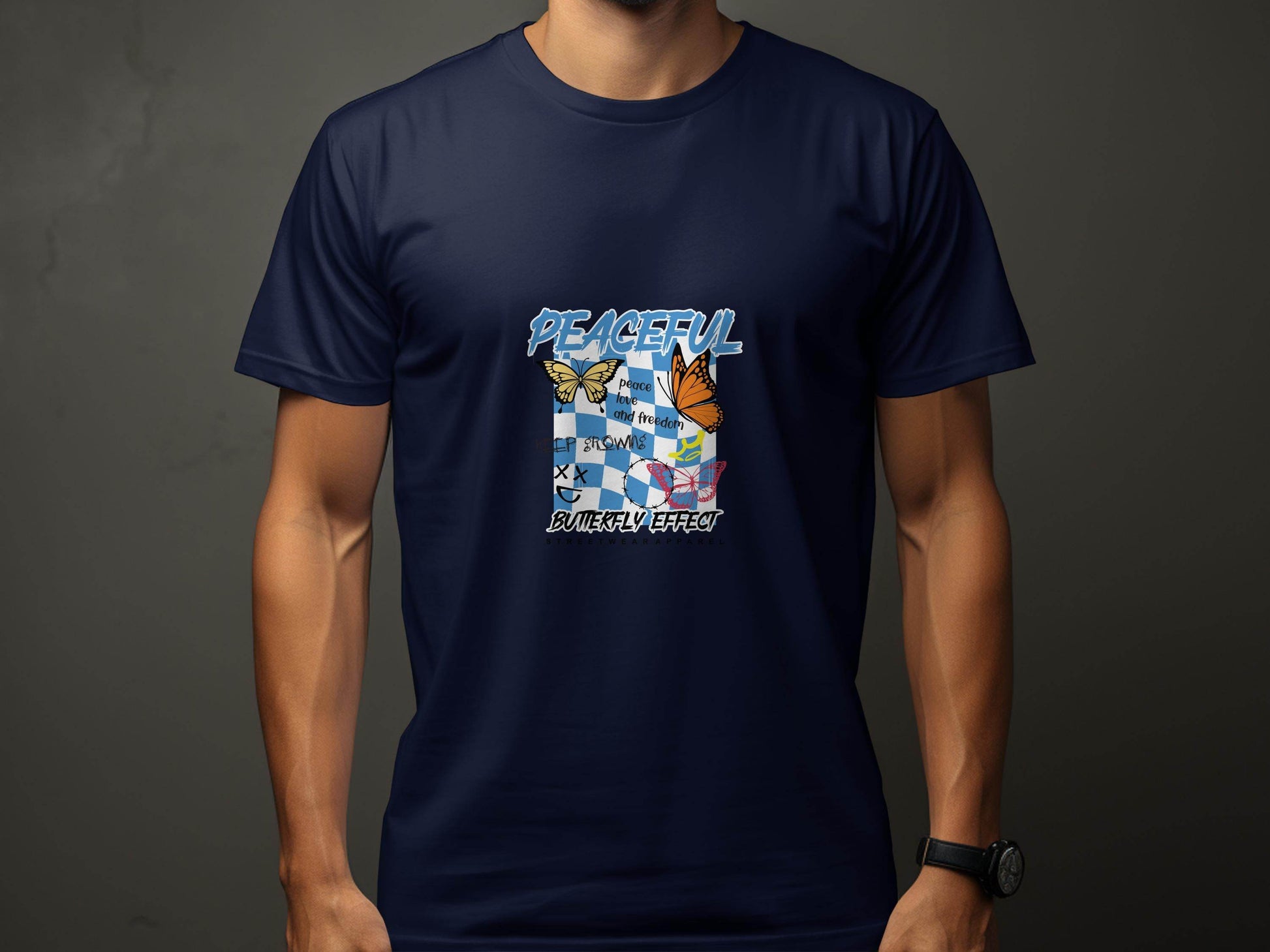 Peaceful Butterfly Effect Design T-Shirt - Design & Vybe