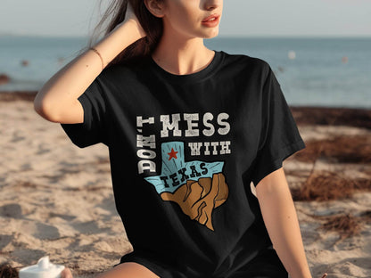 Iconic Don't Mess with Texas Graphic T-Shirt - Design & Vybe