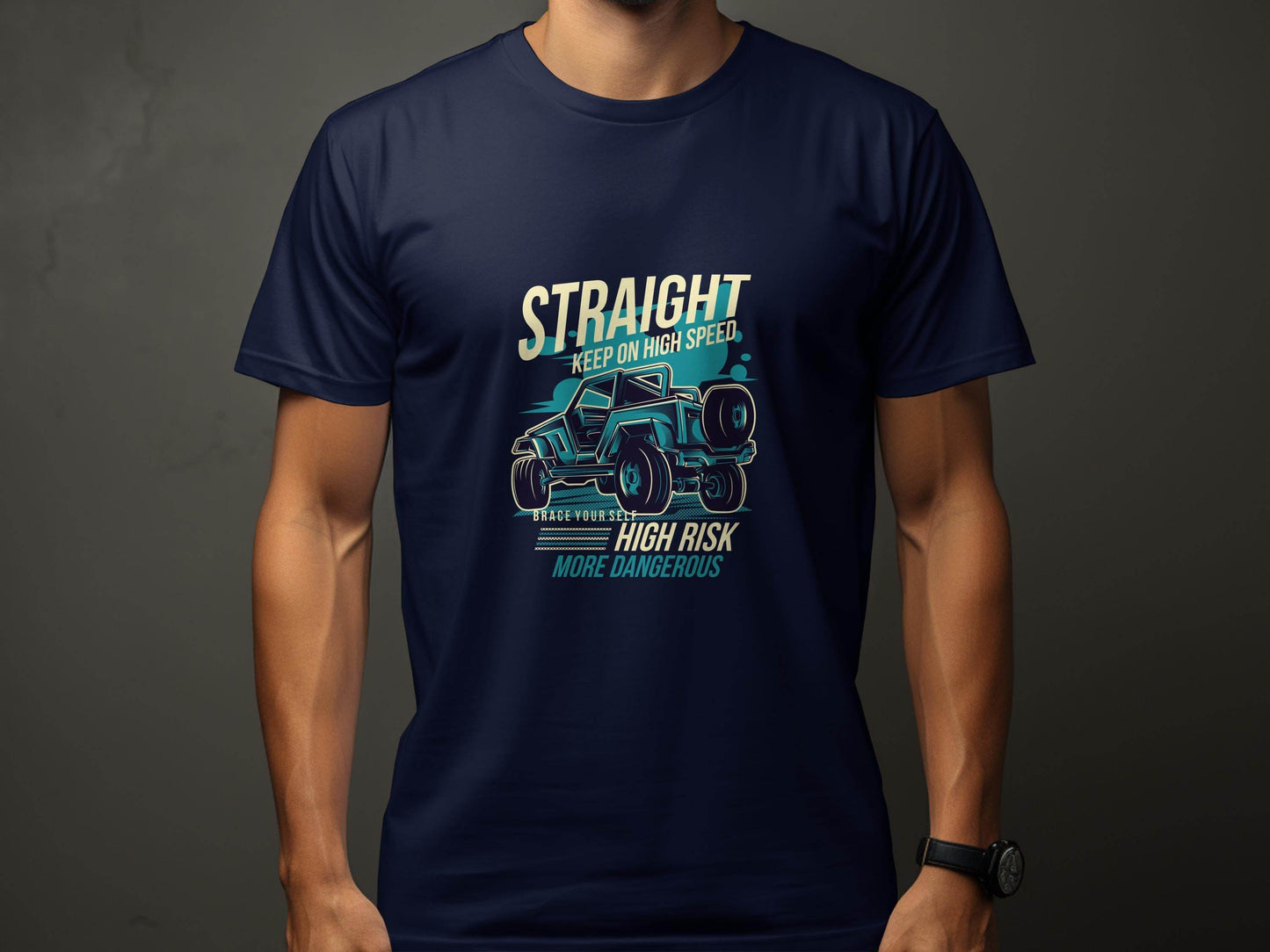 Straight Keep on High Speed More Dangerous T-Shirt - Design & Vybe