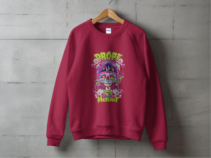 Vibrant Drope Hérit Graphic Red Sweatshirt product