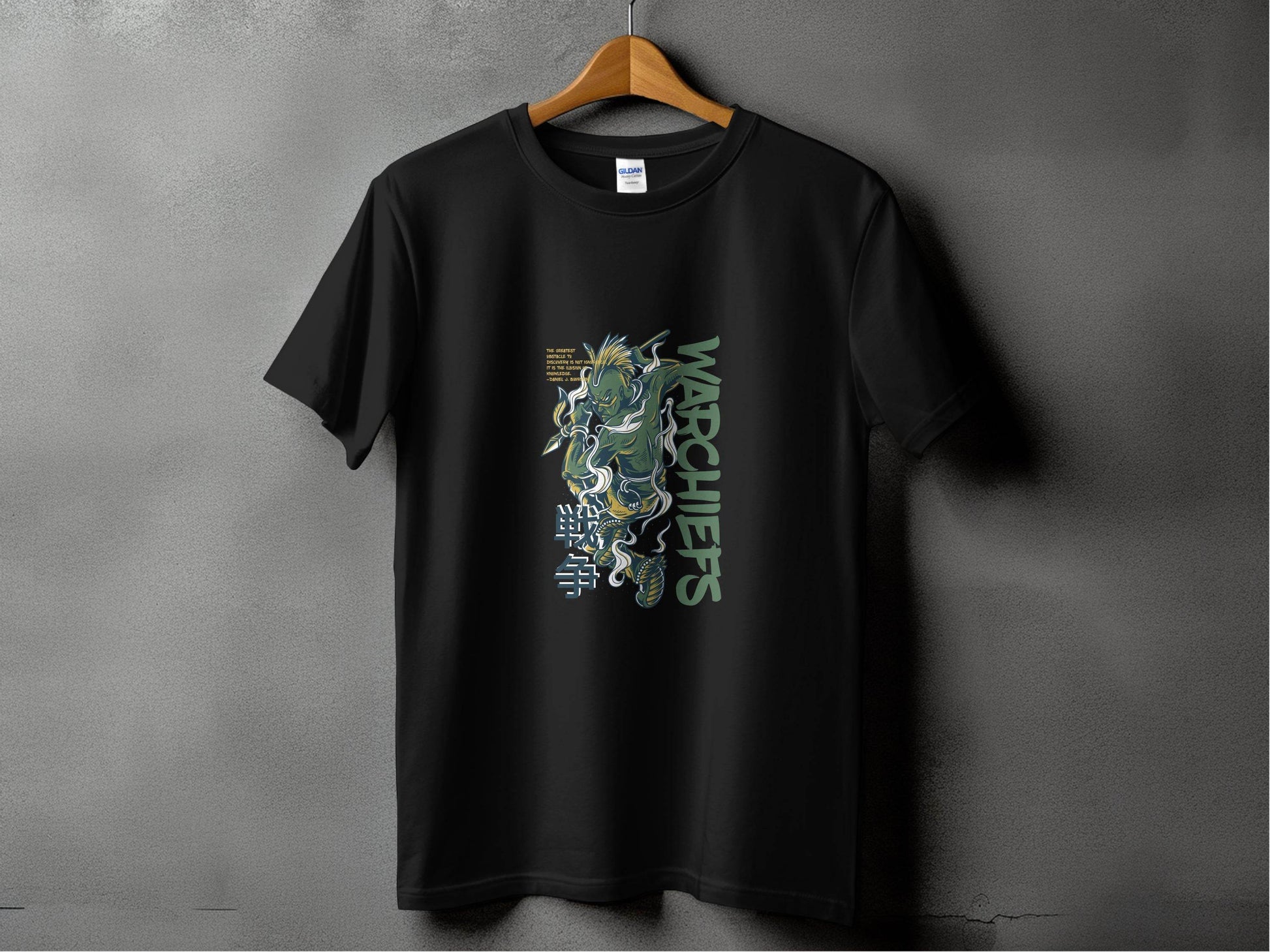 Warrior with Spear Graphic Urban Style Inspired T-Shirt - Design & Vybe
