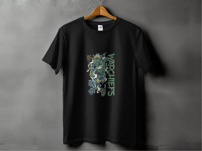 Warrior with Spear Graphic Urban Style Inspired T-Shirt - Design & Vybe